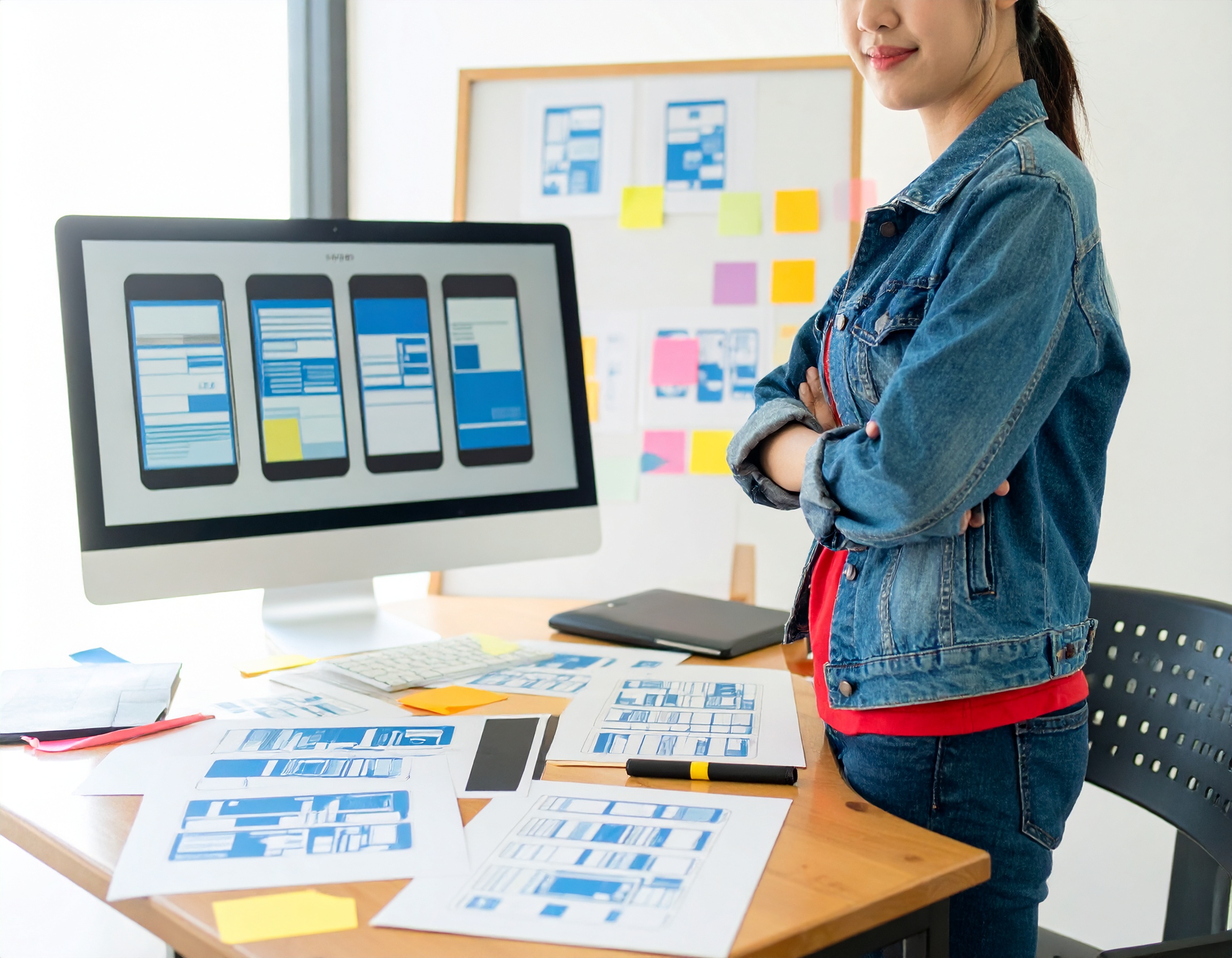 Landing page design